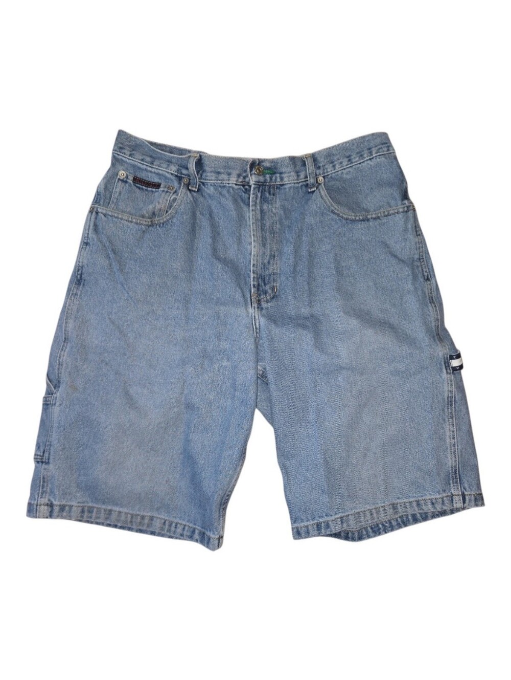 Vintage Men's Light Blue Denim Tommy Hilfiger  Shorts Size 36